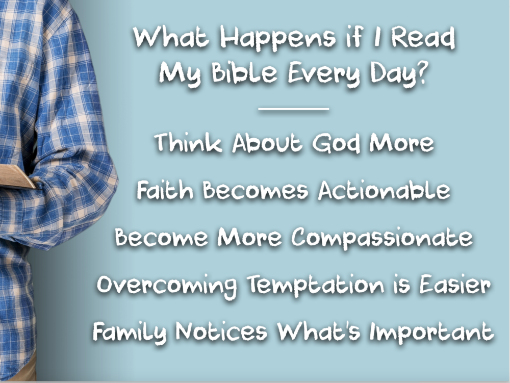What Would Happen if I Read My Bible Every Day? Image